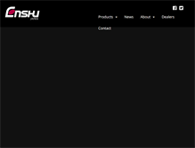 Tablet Screenshot of enshuusa.com
